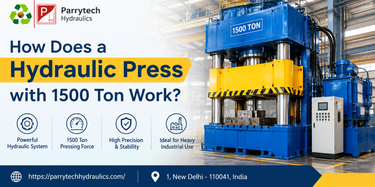 How Does a Hydraulic Press with 1500 Ton Work?